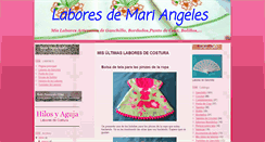 Desktop Screenshot of laboresdemariangeles.com